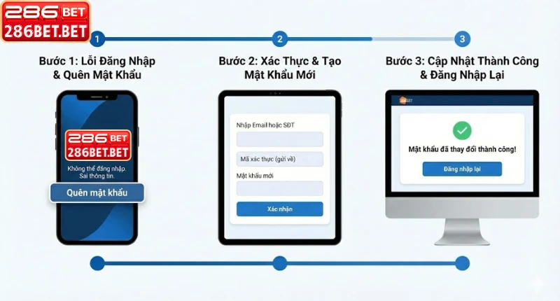 Cách Đăng Nhập 286BET An Toàn Và Khắc Phục Lỗi Truy Cập Cách xử lý lỗi không thể đăng nhập nhanh chóng