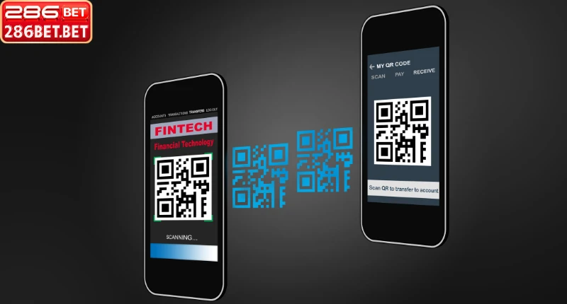Thao tác quét mã QR để nạp tiền 286BET trong 30 giây