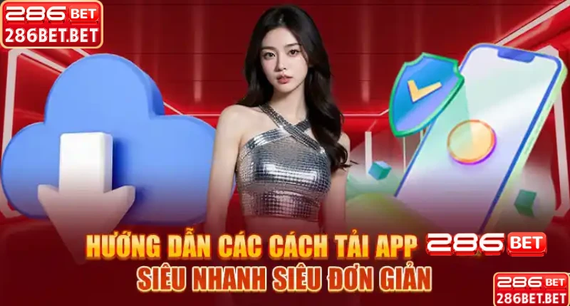 Các bước quét mã QR để thực hiện tải app 286BET